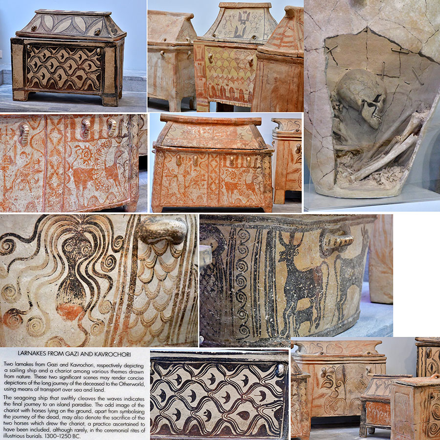 Larnakes, museum in Knossos