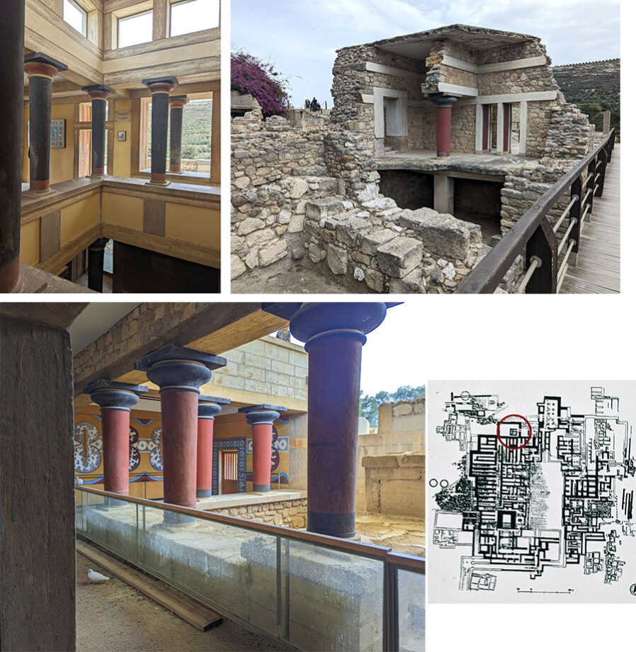 palace of Knossos layout