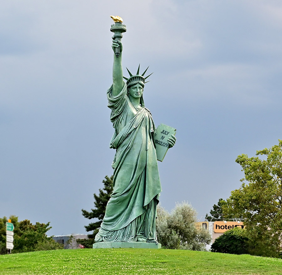 La estatua de la Libertad – Pintura de Veronica Winters