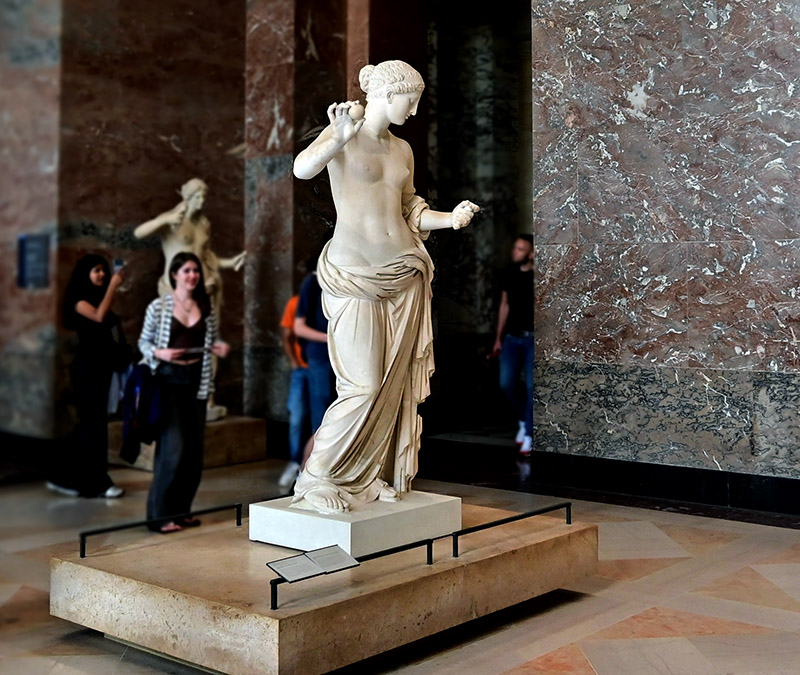 Aphrodite as Venus of Arles in the Louvre-Veronica Winters Art blog