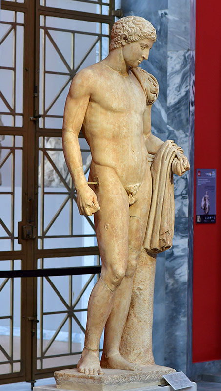 Marble statue of Hermes, found at Aigion, Peloponnese Work of the Augustan period (27 BC-AD 14) -veronica winters art blog