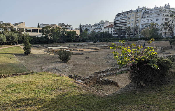 the Lyceum of Aristotle today in Athens-blog