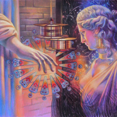 Celestial Room, colored pencil drawing