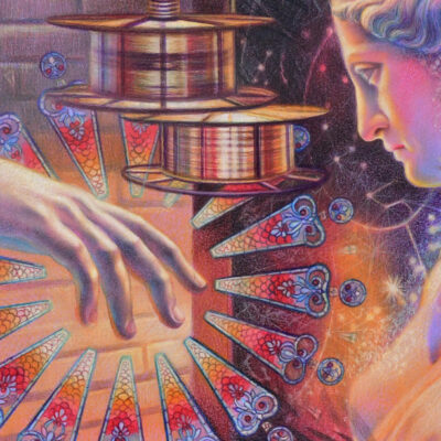 Celestial Room, colored pencil drawing - Image 2
