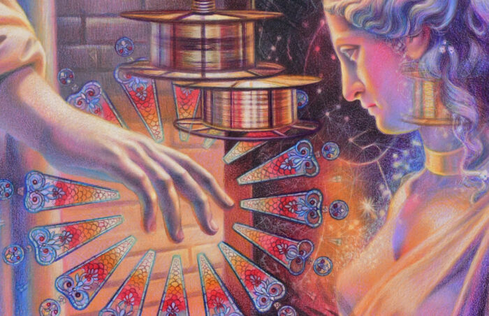 Celestial Room, colored pencil drawing