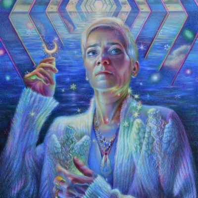 Stargate, colored pencil drawing