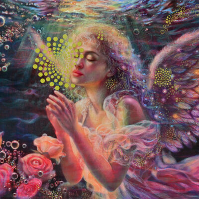 Omnipresent Love, colored pencil drawing