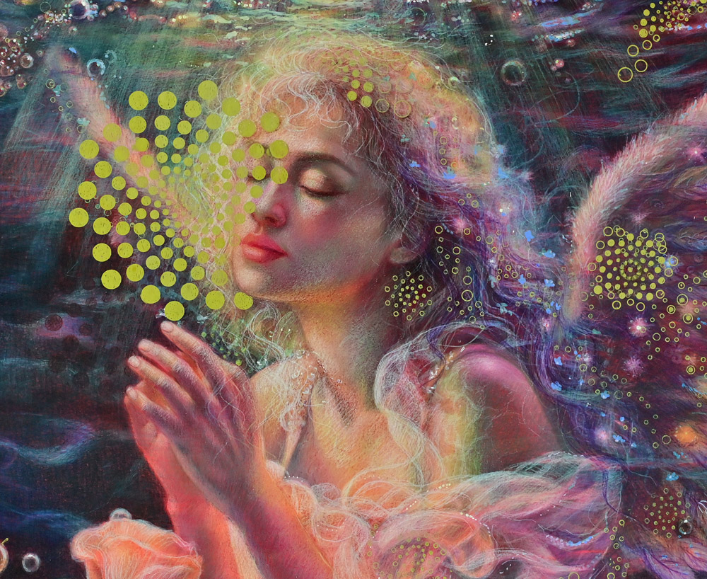 Omnipresent Love, colored pencil drawing - Image 2