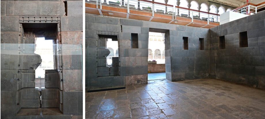 Qorikancha inca ceremonial niche